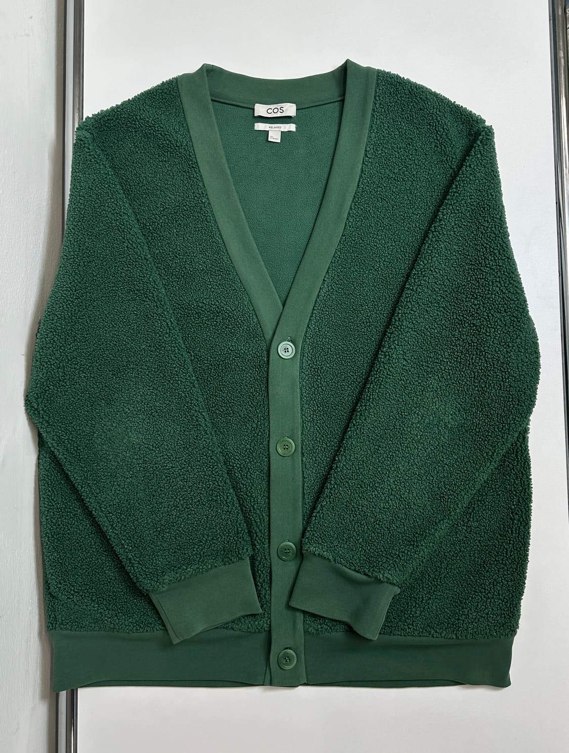 코스 테디 플리스 가디건 L 상품이미지2