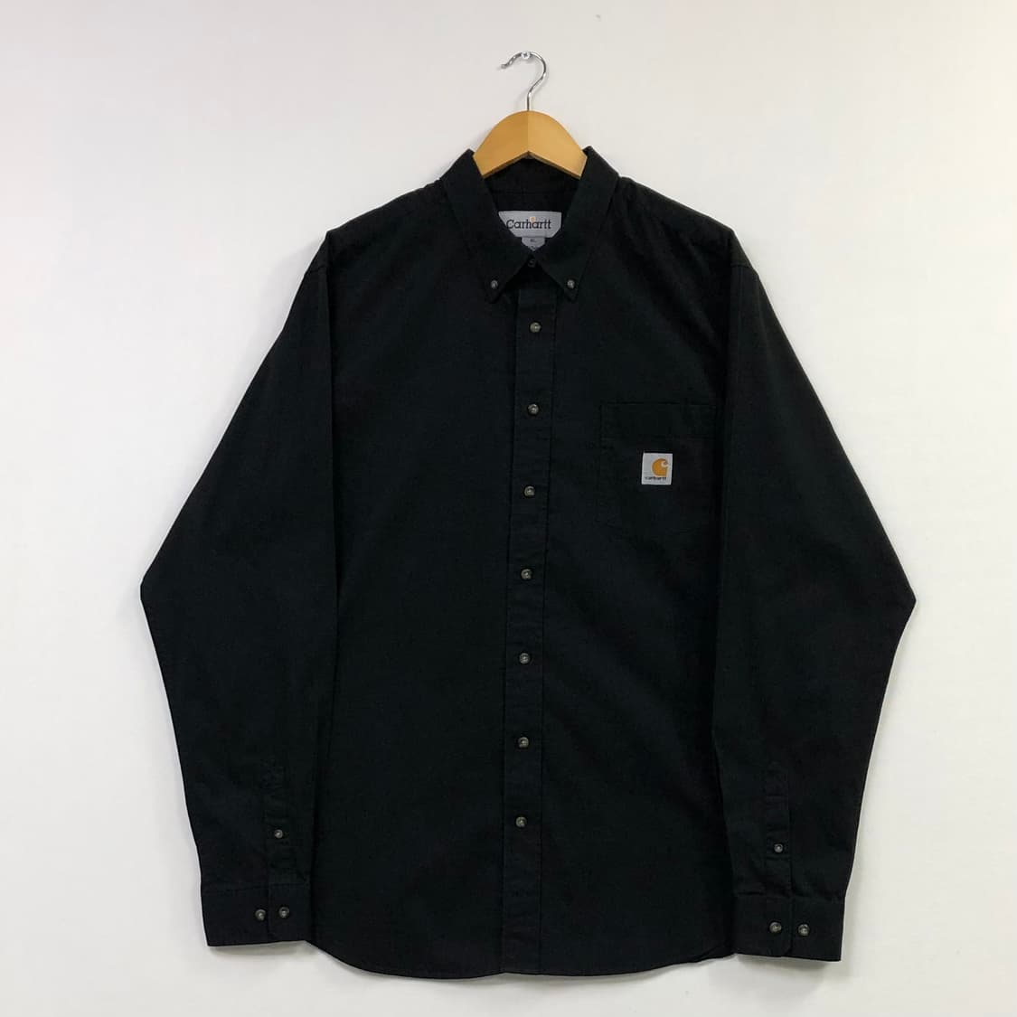 Xxl 칼하트 블랙 워크 셔츠 상품이미지2