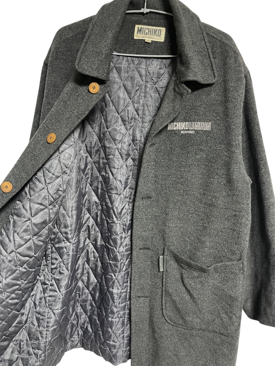 미치코코시노런던 빈티지 버튼 울코트 핀터레스트유니섹스미세키서울코이세이오 상품이미지7