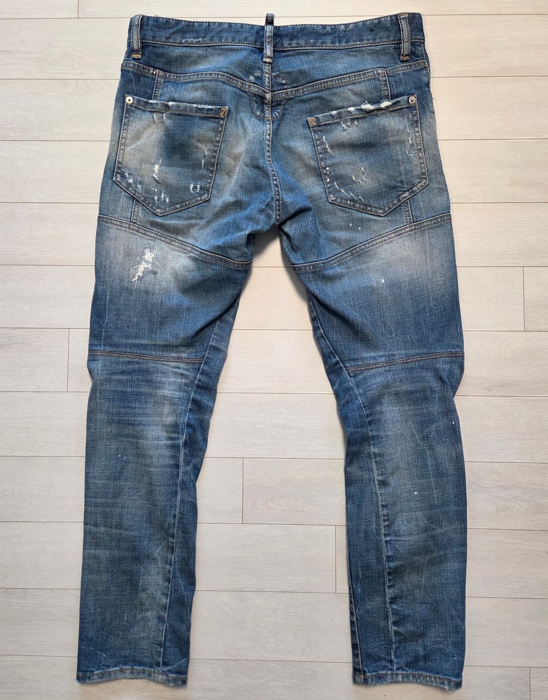 디스퀘어드 패치워크 데님 팬츠 상품이미지2