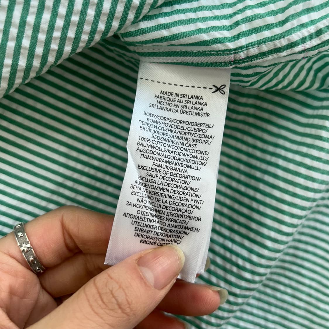 Polo 폴로 핑크포니 그린 스트라이프 셔츠 상품이미지6