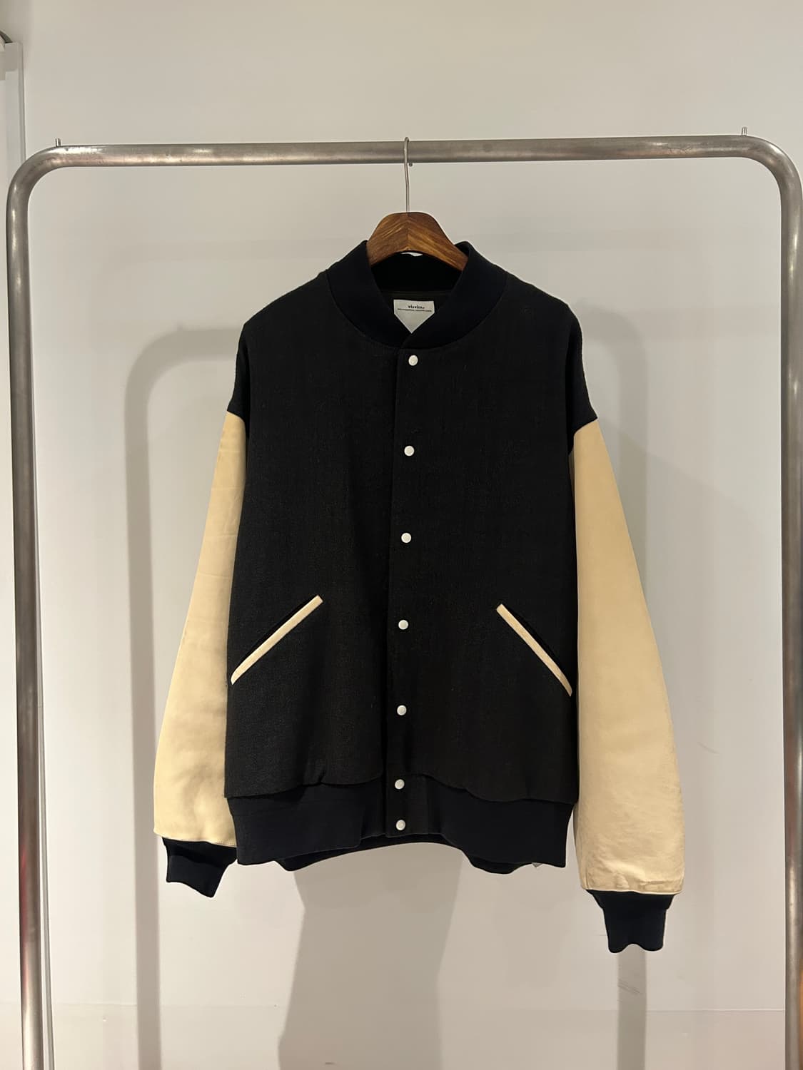 Visvim Wool Leather Varsity Jacket 상품이미지1