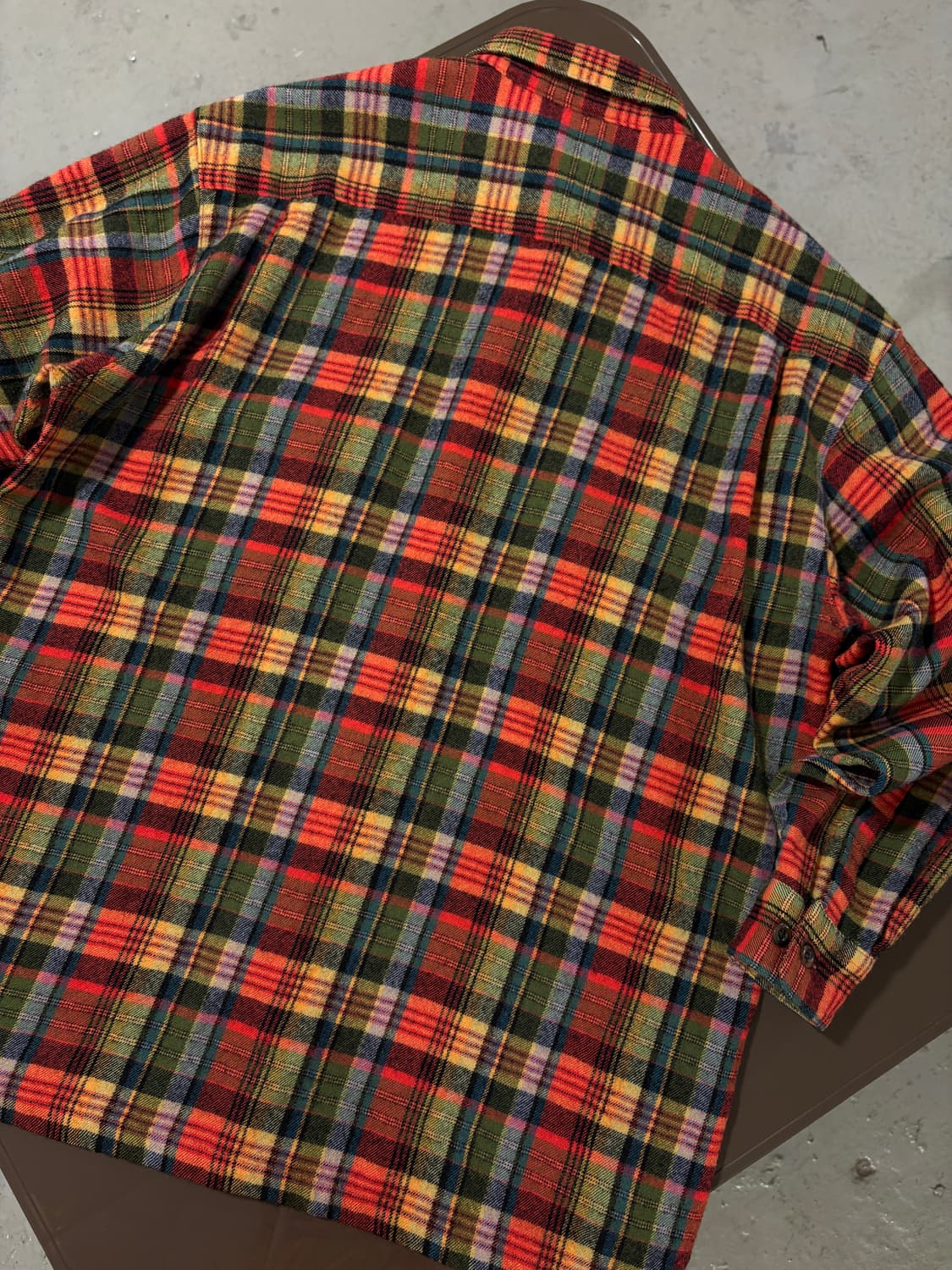 일제 빈티지 체크남방  상품이미지6