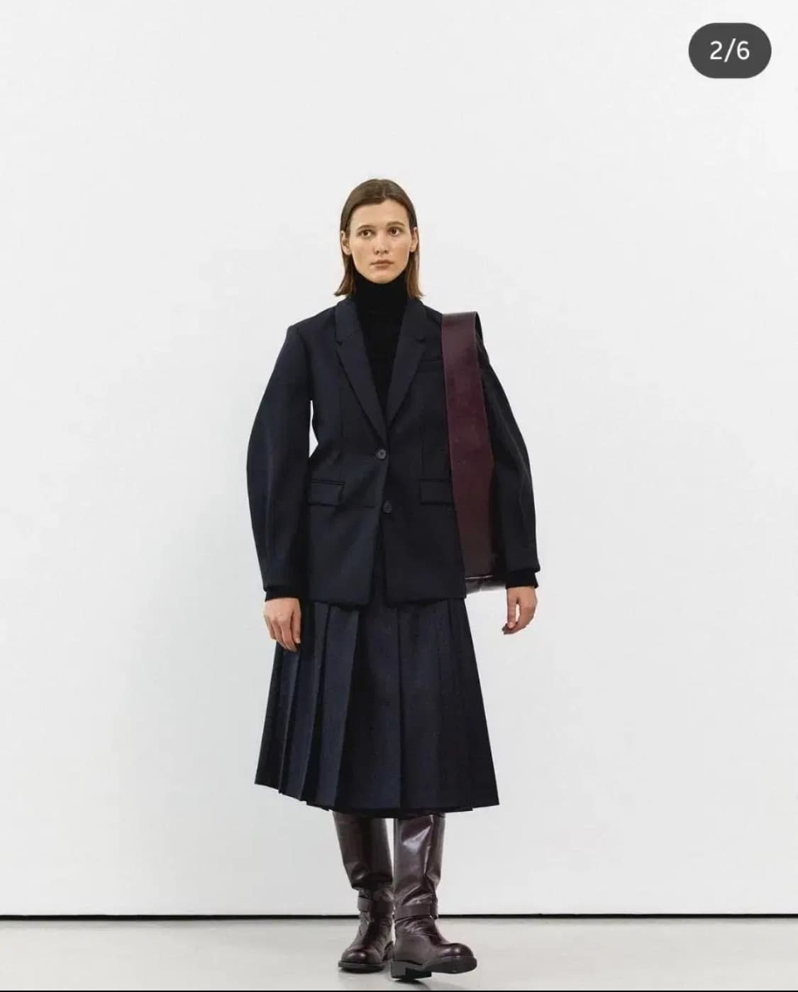 에핑글러 플리츠 랩 스커트 상품이미지3