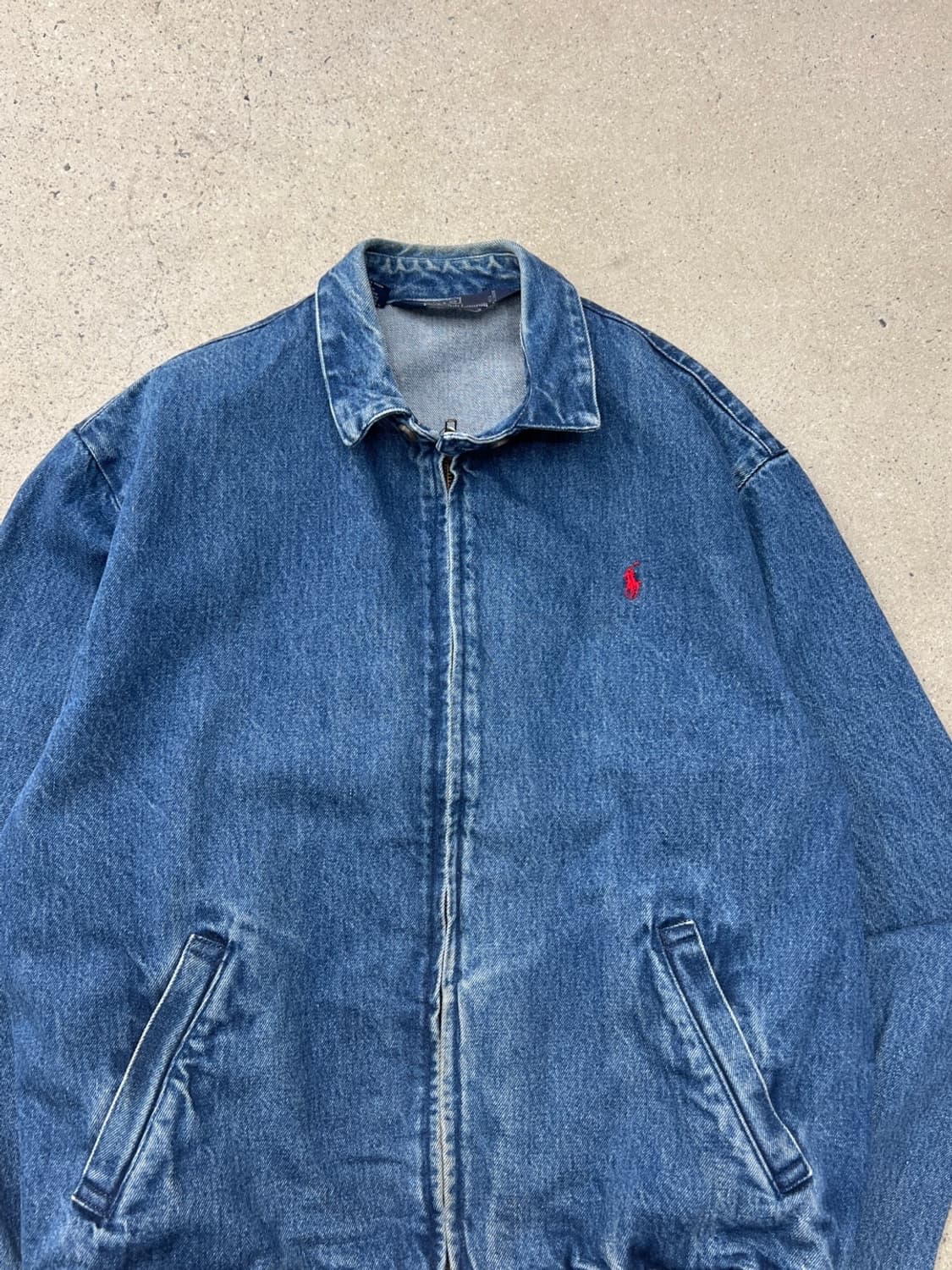 폴로랄프로렌 90s 데님 해링턴 자켓 상품이미지5