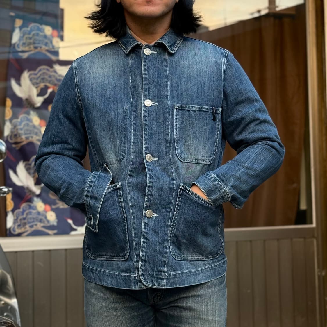 브라운브레스 데님 초어자켓 M 상품이미지7