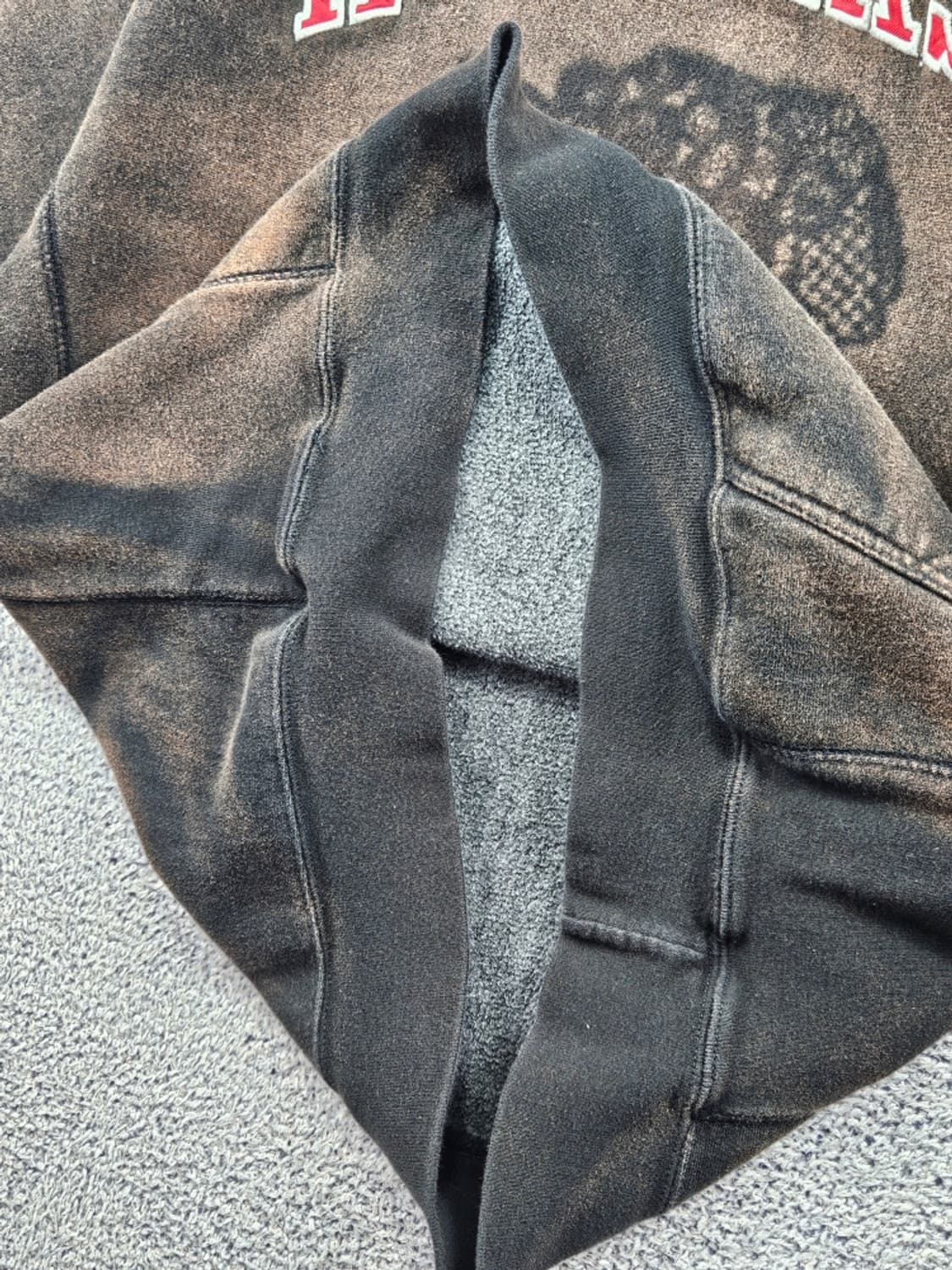 스티브앤배리즈 다잉워시드커스텀 스웻 후드티 ( XL ) / 11458 상품이미지10