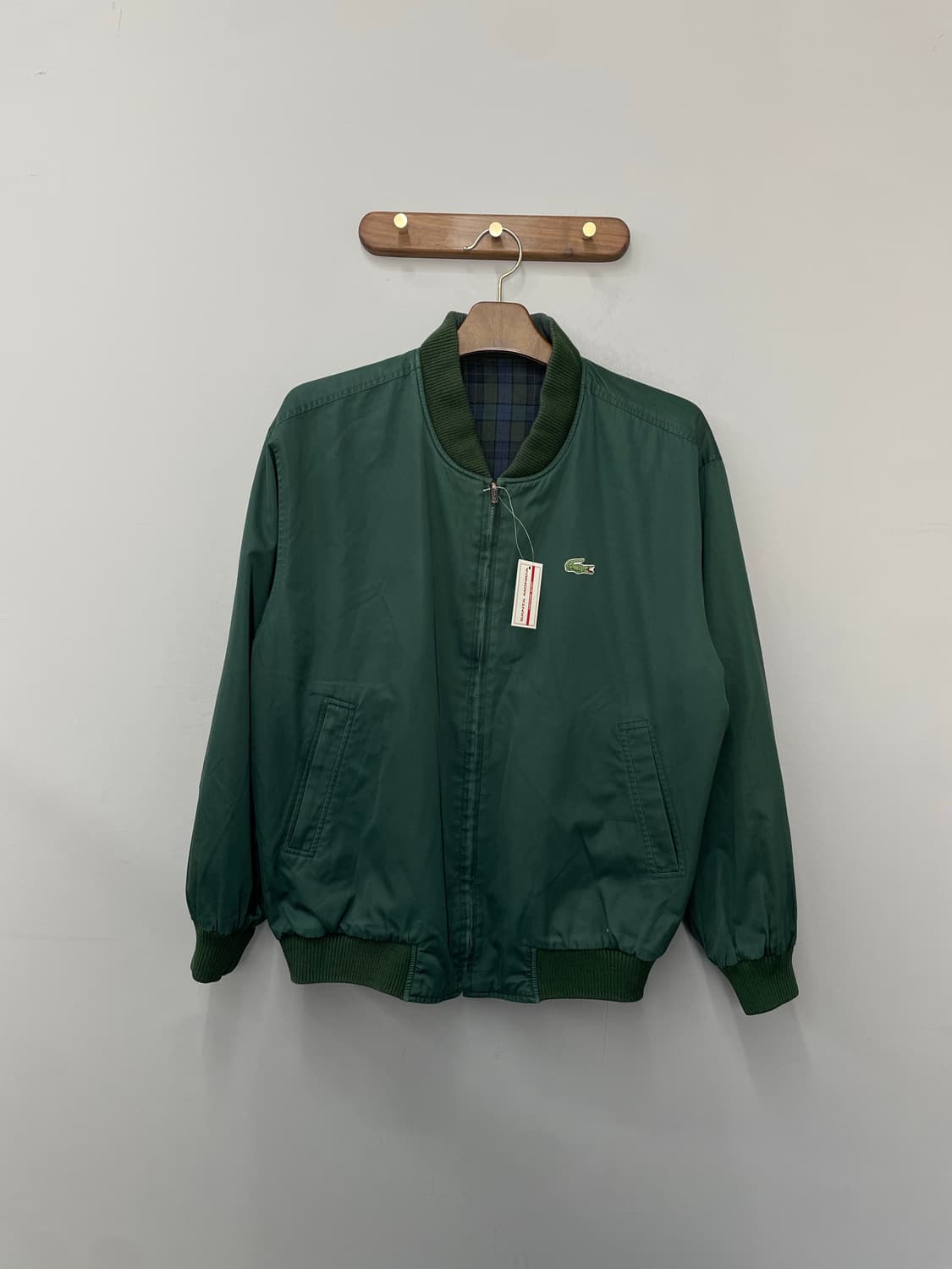 라코스테 리버시블 체크 블루종 자켓 H2586 상품이미지4