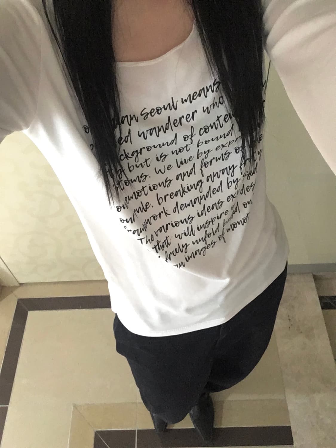 BOHEMIAN SEOUL Vintage lettering T-shirt 상품이미지4