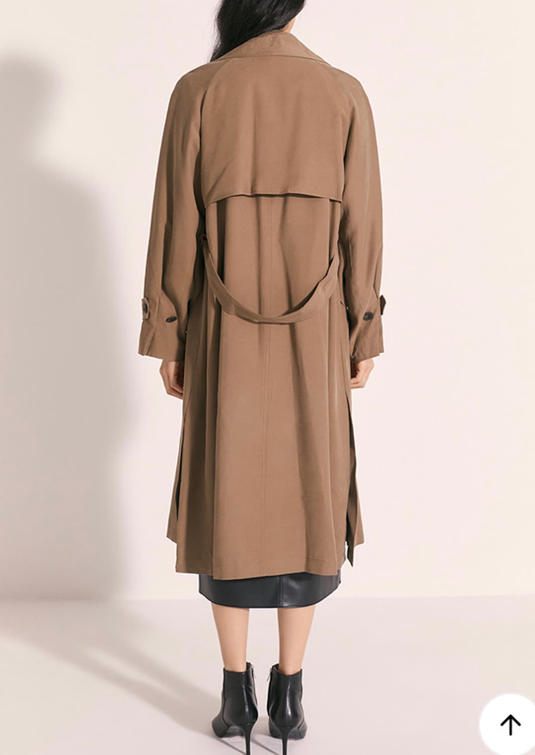 MIXOO 미쏘 여성 트렌치 로브 코트 S사이즈 상품이미지5