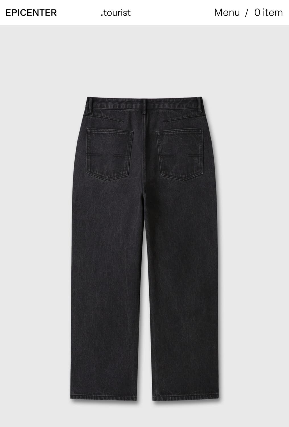 에피센터 투어리스트 // 다트 요크 진 (black 상품이미지2