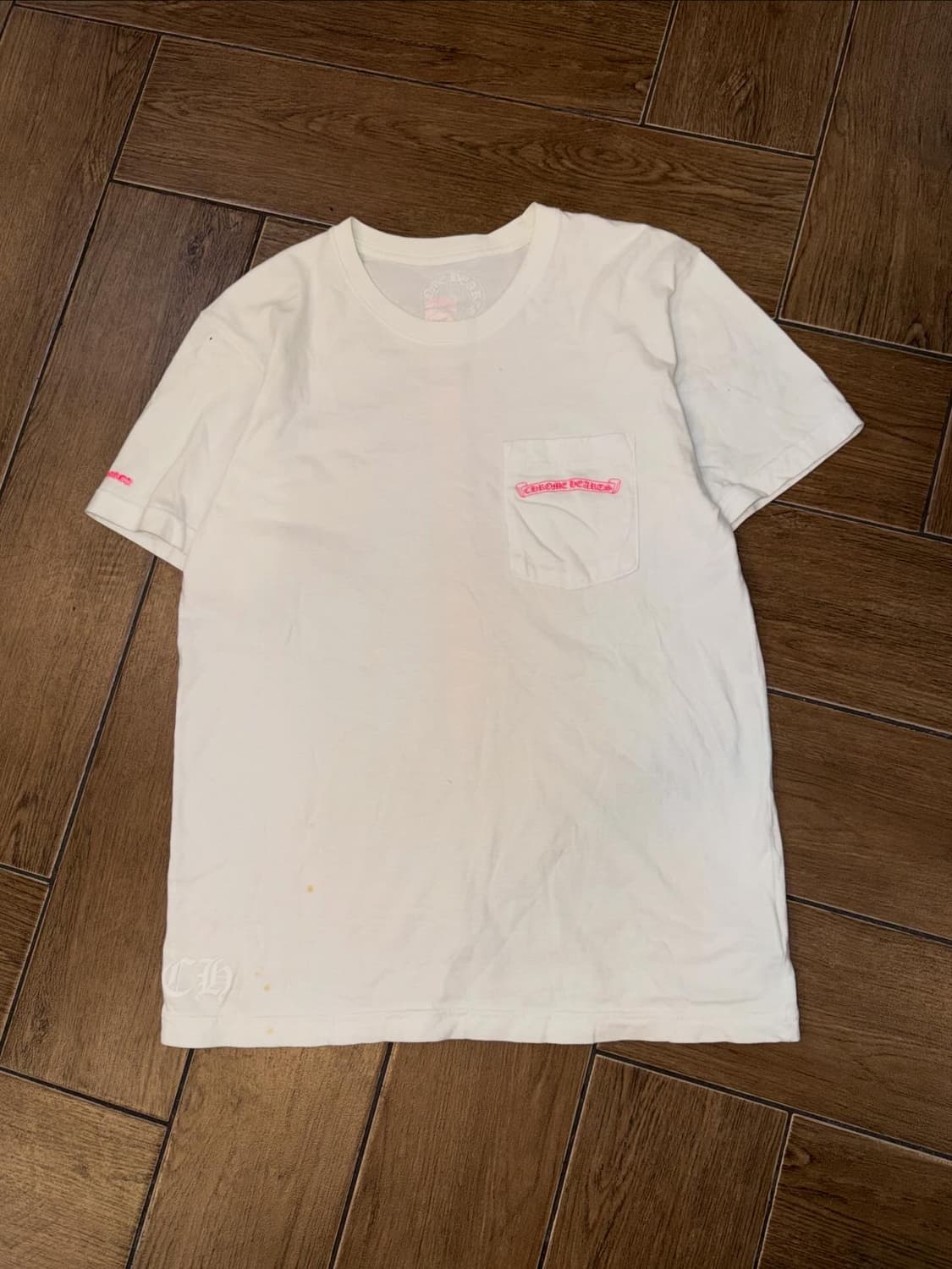 Chrome Hearts Pink Logo T-shirts 상품이미지7