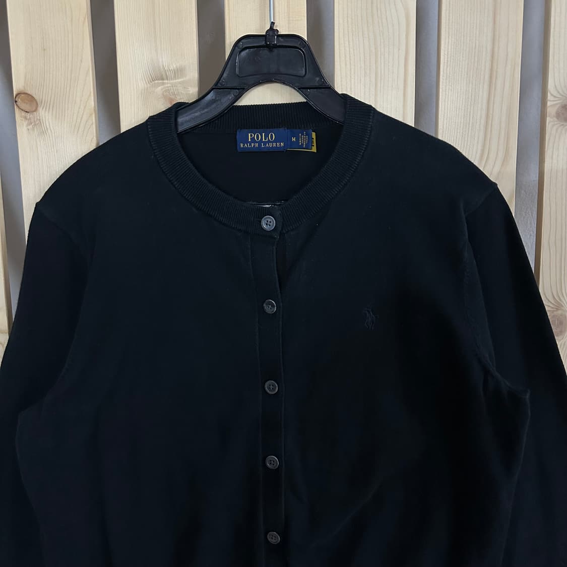 (M) 폴로 랄프로렌 블랙 니트 가디건 상품이미지5