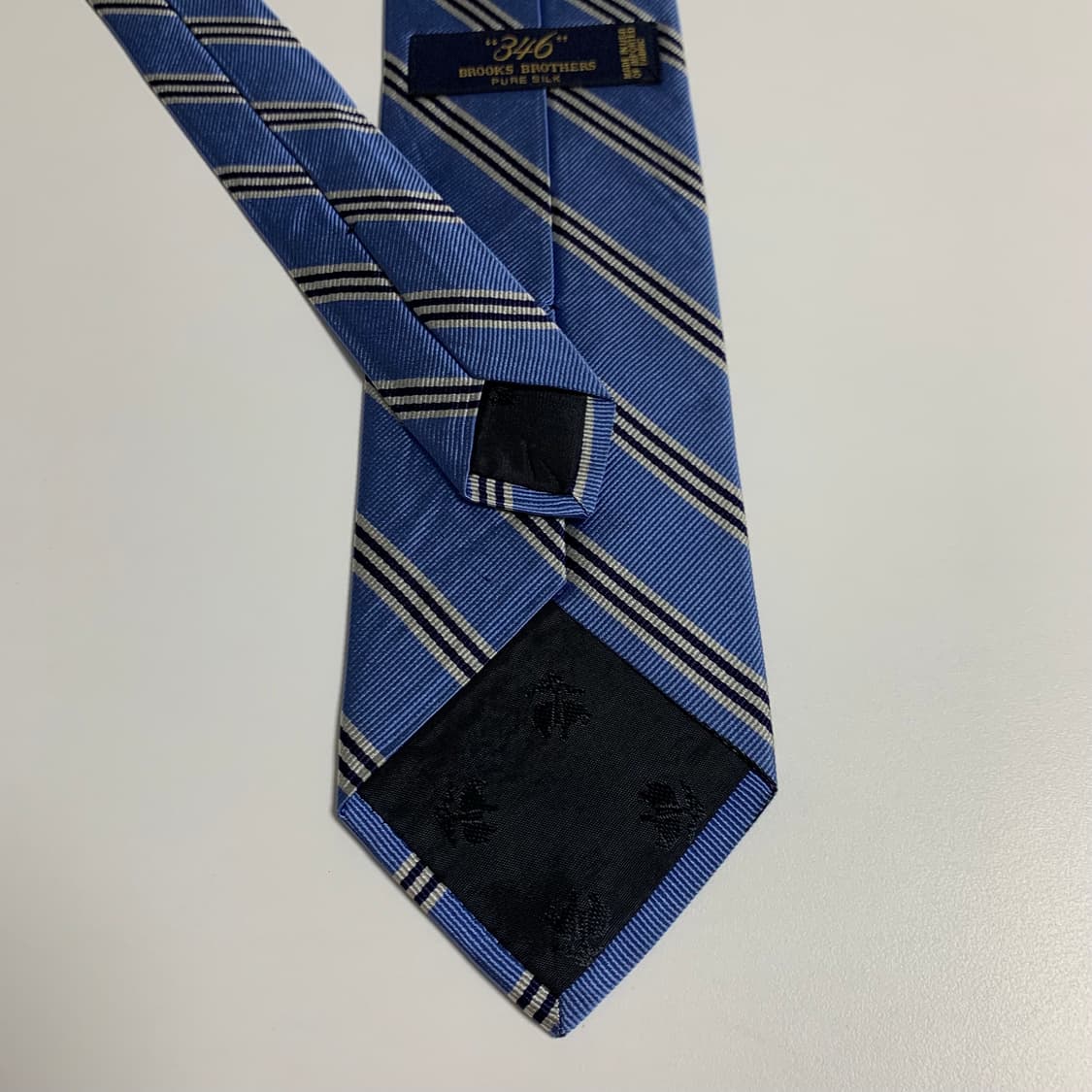 브룩스브라더스 스트라이프 명품넥타이 100실크 8cm A등급 상품이미지6