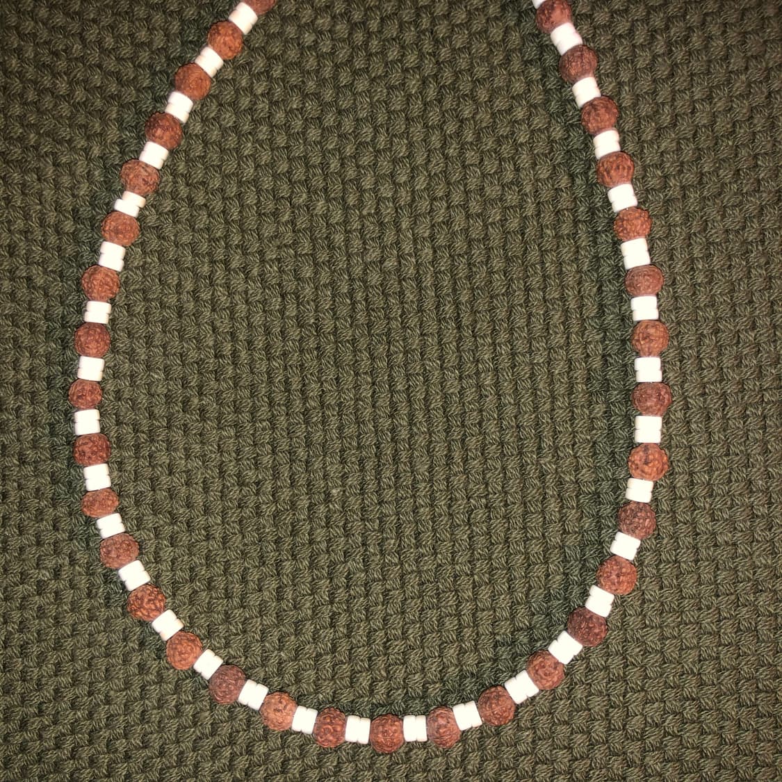 [hand made] 보헤미안st호두비즈 목걸이 상품이미지3