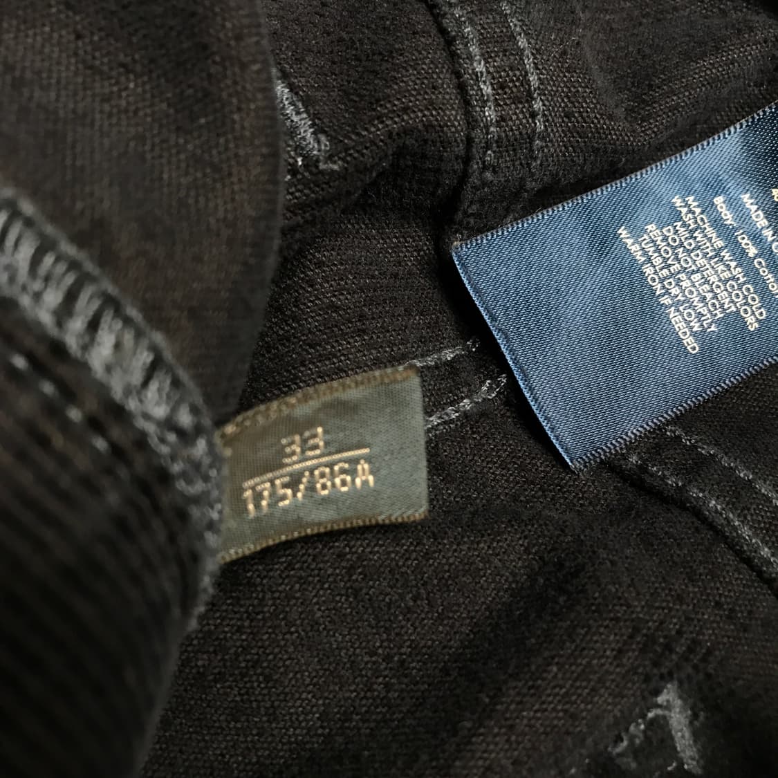 폴로 랄프로렌 코듀로이 팬츠 네이비 33 상품이미지6