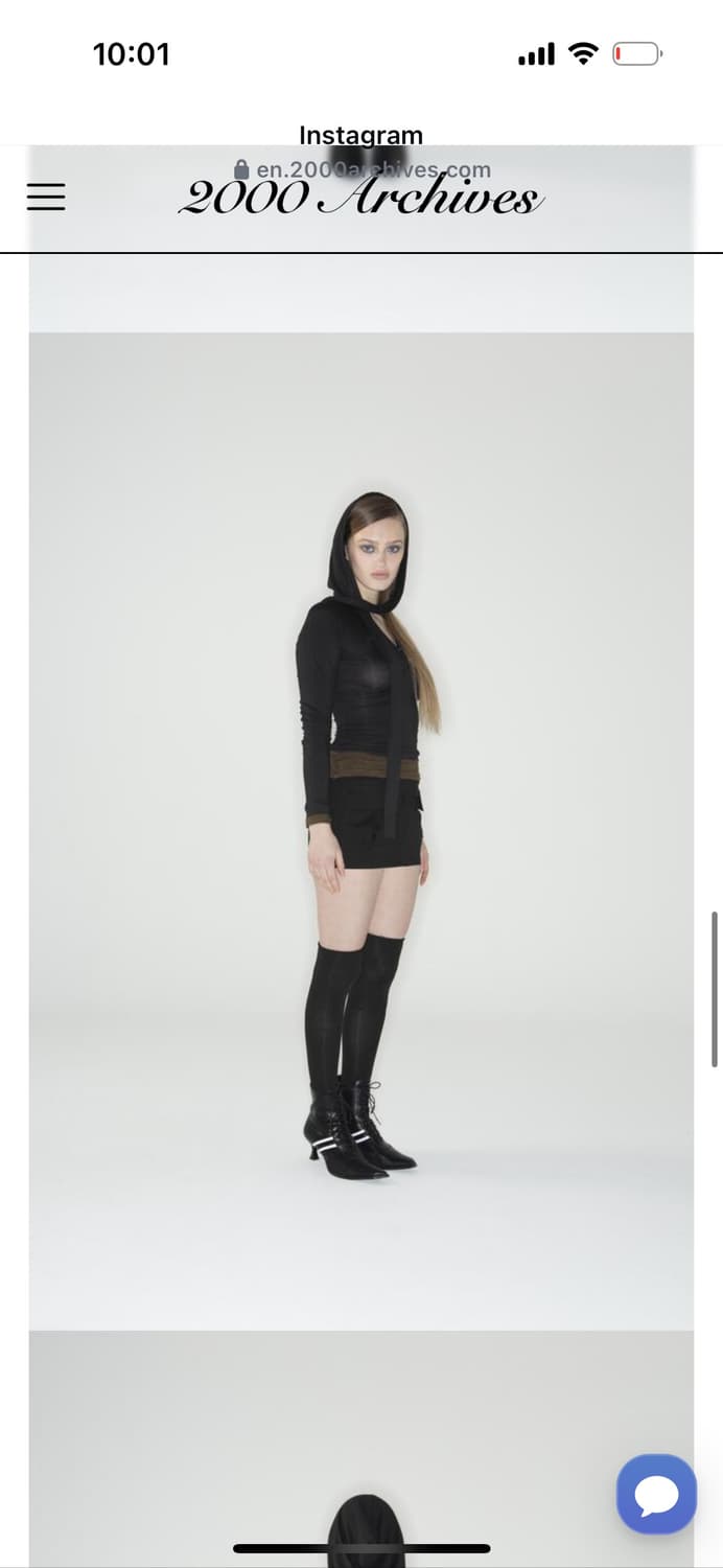 2000Archives crop miniskirt 상품이미지2