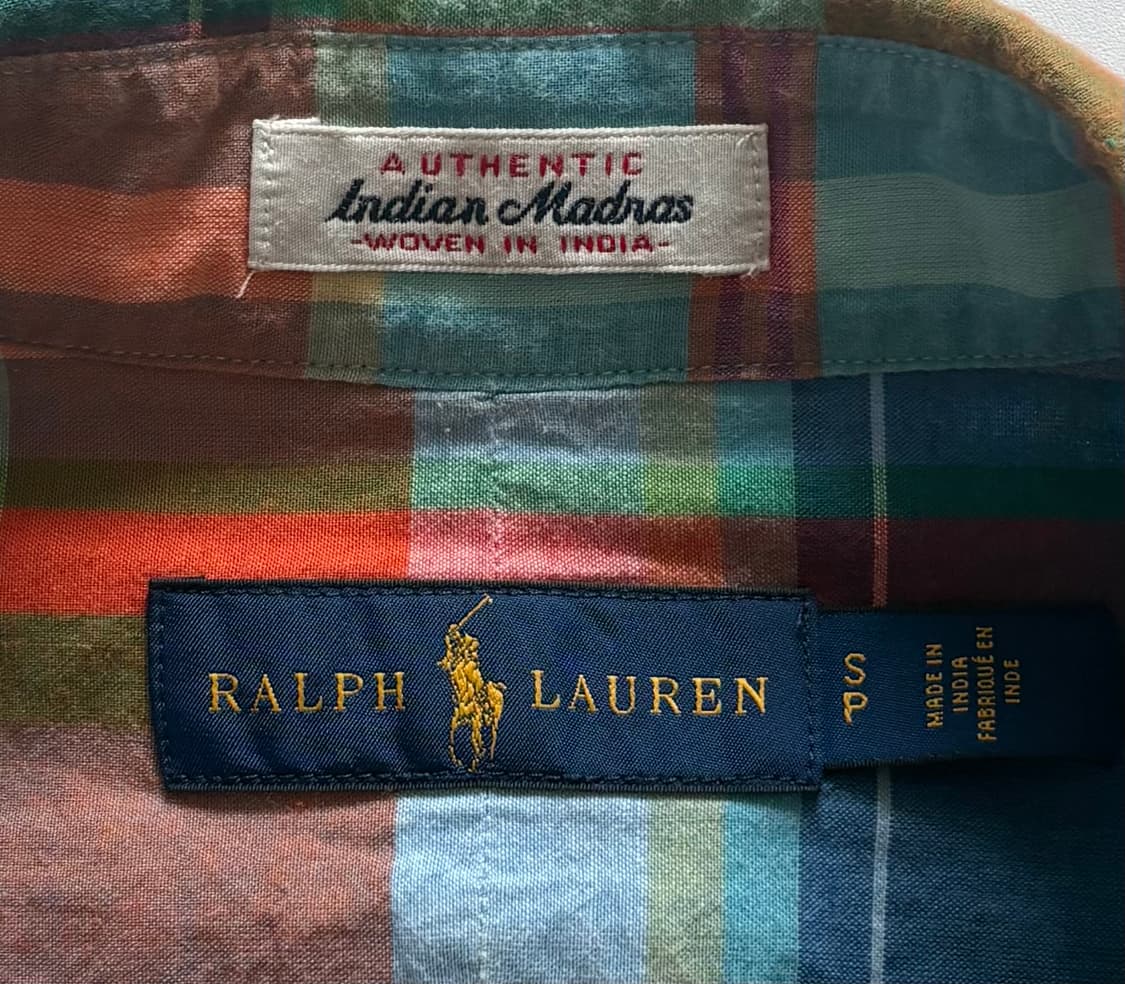 Polo 폴로랄프로렌 마드라스 체크 셔츠 상품이미지4