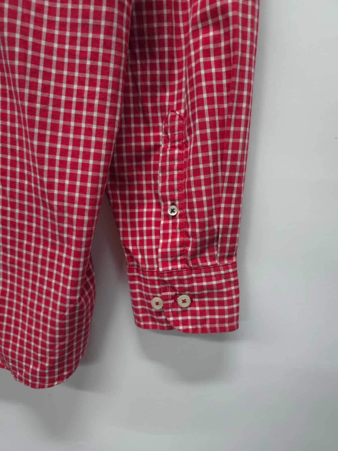 타미힐피거 클래식 레드 체크 버튼다운 셔츠(110) 상품이미지10