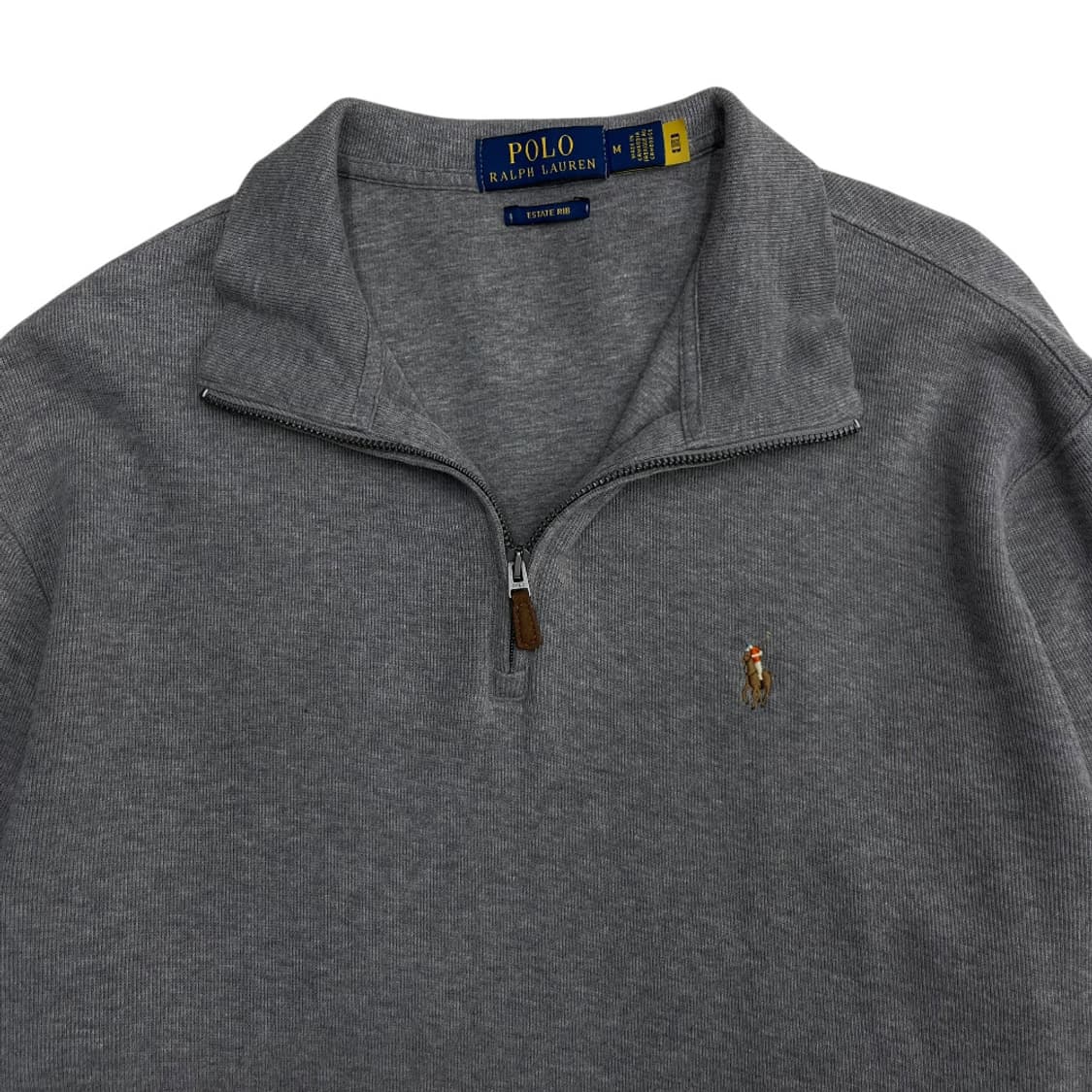 폴로 랄프로렌 옥스포드 그레이 반집업 M 상품이미지4