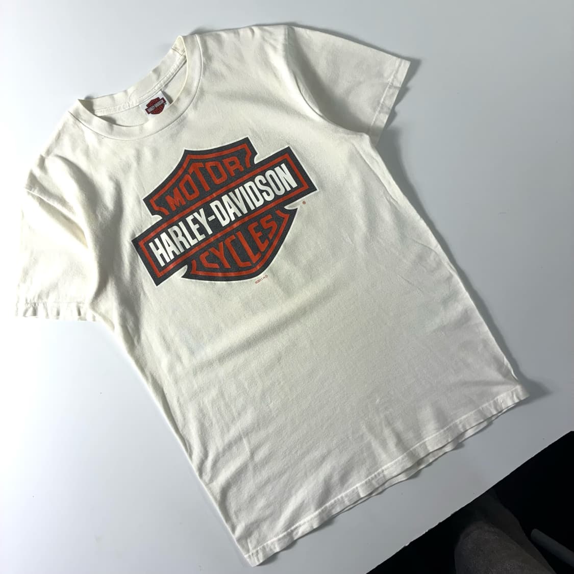 Harley-davidson  할리데이비슨 코리아 에디션 화이트 반팔티 상품이미지1