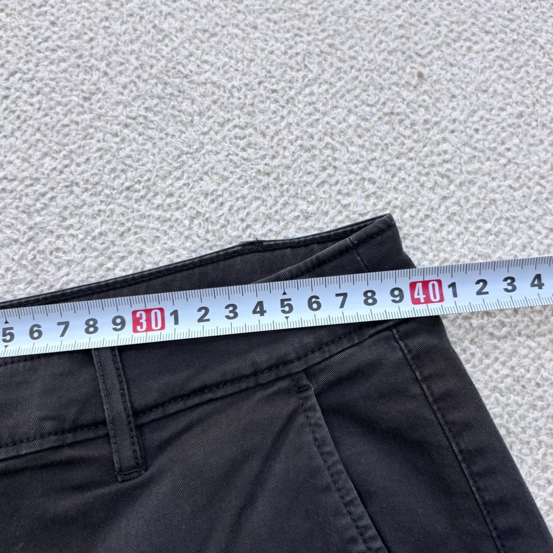 실측확인 타미진스 블랙 치노 팬츠 0504E 상품이미지5