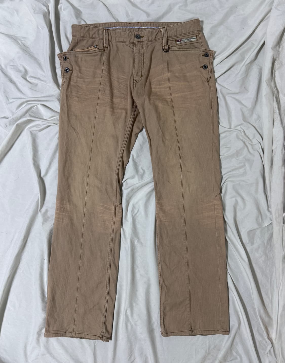 니콜 클럽 포 맨 워싱 플레어 팬츠 y2k vkei 펑크 상품이미지2