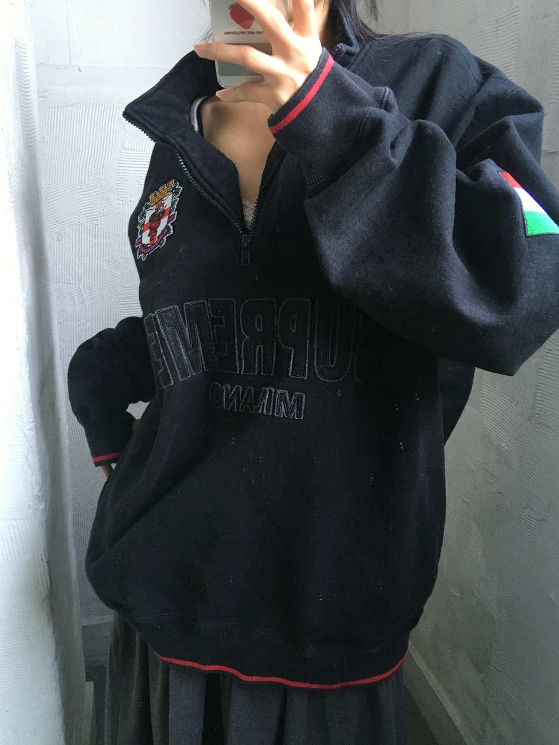 Supreme 슈프림 22AW 밀라노 하프 집 풀오버  상품이미지1