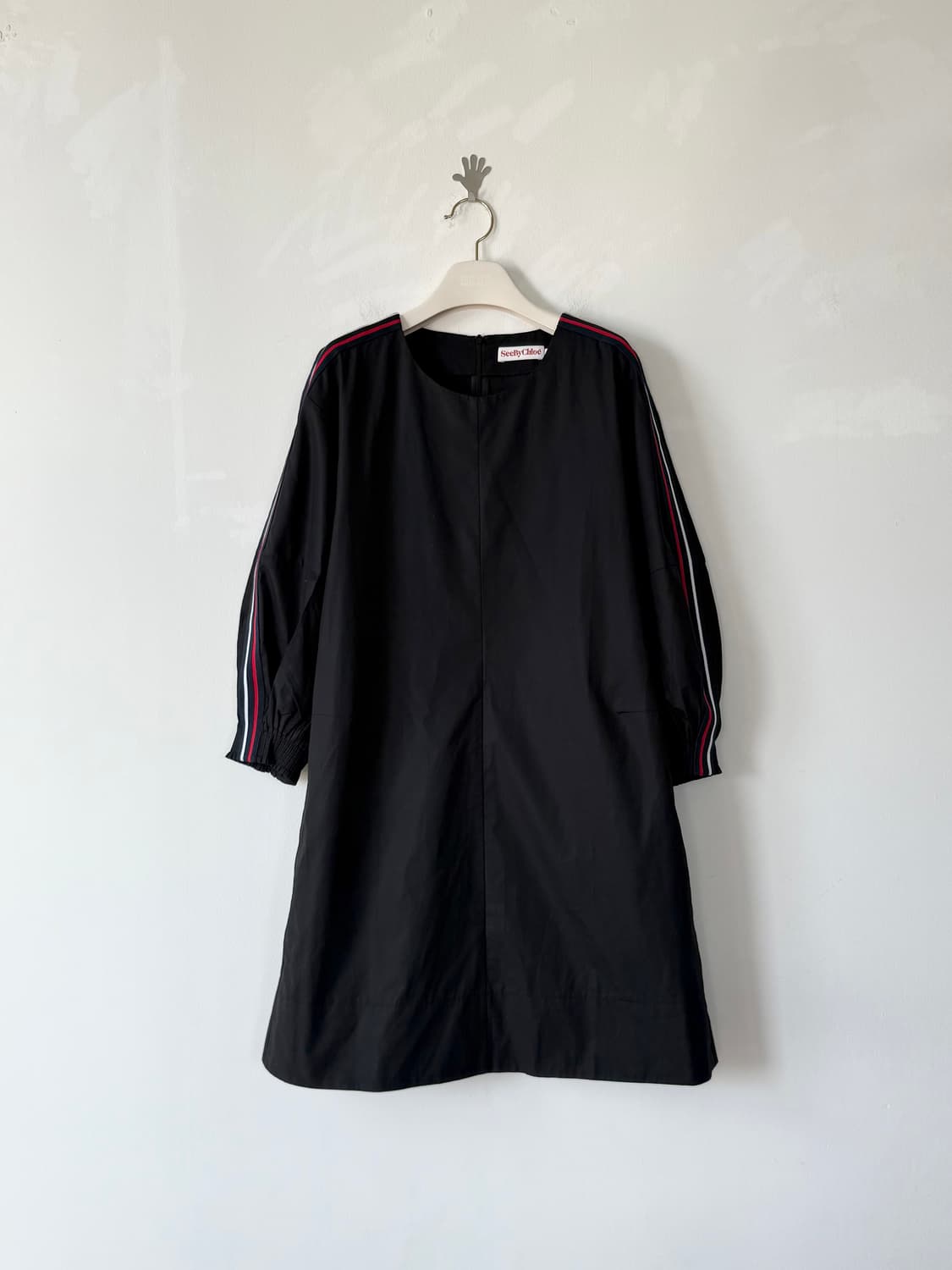 See By Chloé 씨바이끌로에 배색 라인 원피스 상품이미지1