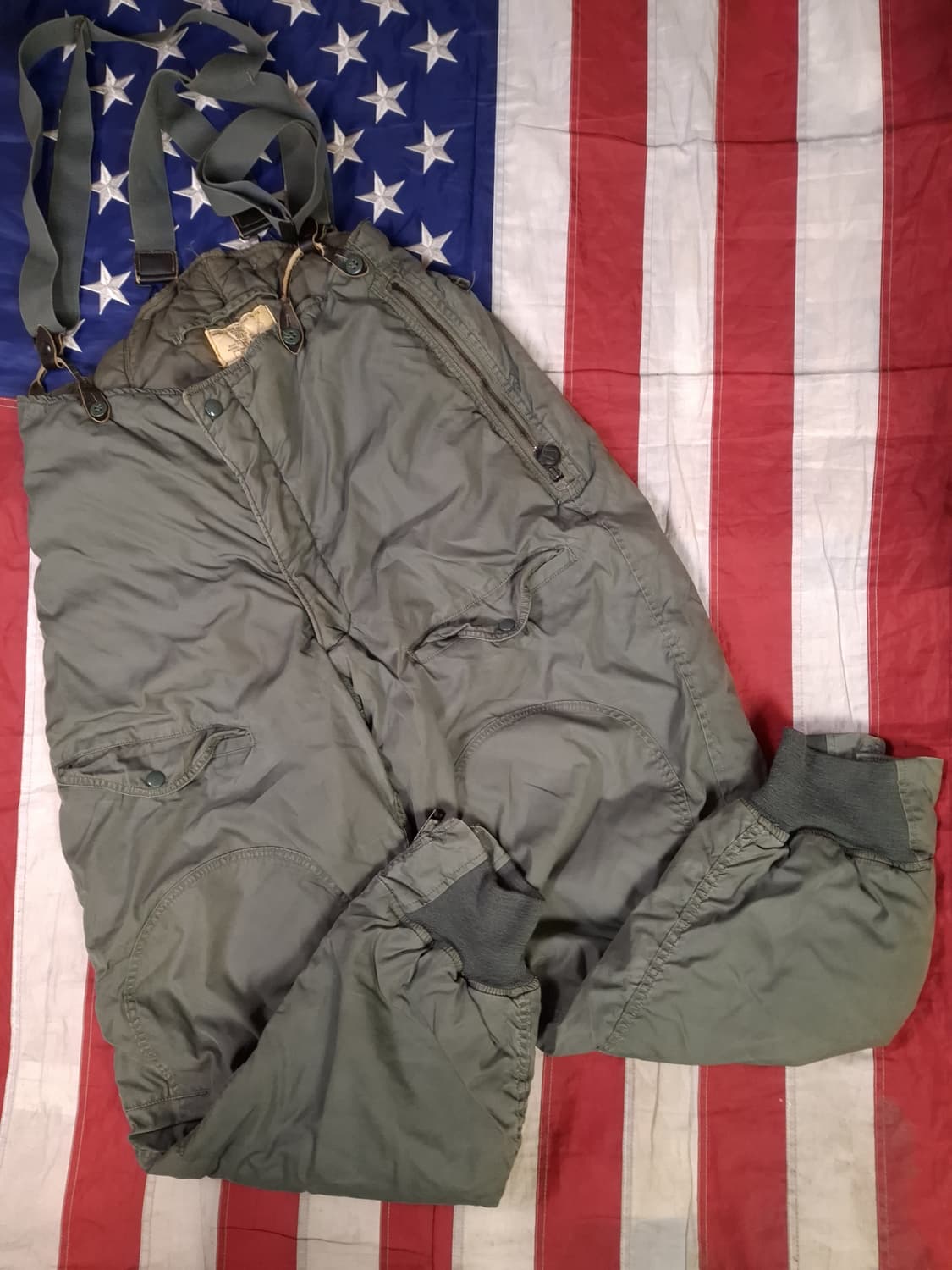 오리지날 70's 미공군 F-1B 울 방한 항공 트러우저 상품이미지1