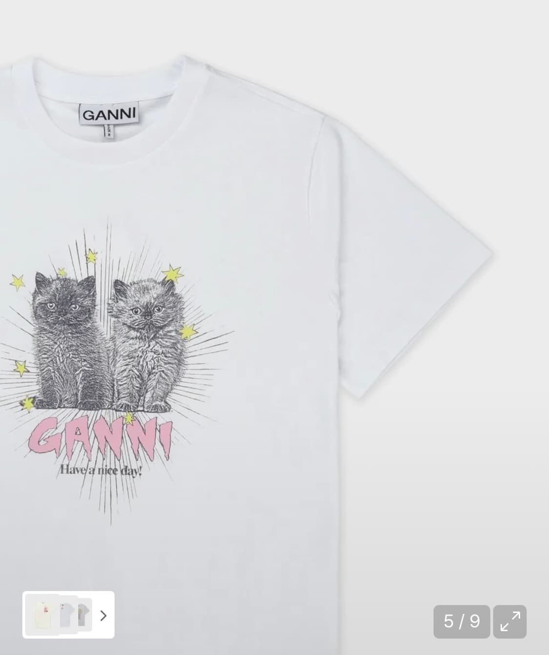 가니 반팔티 Jersey Kittens Relaxed  상품이미지2