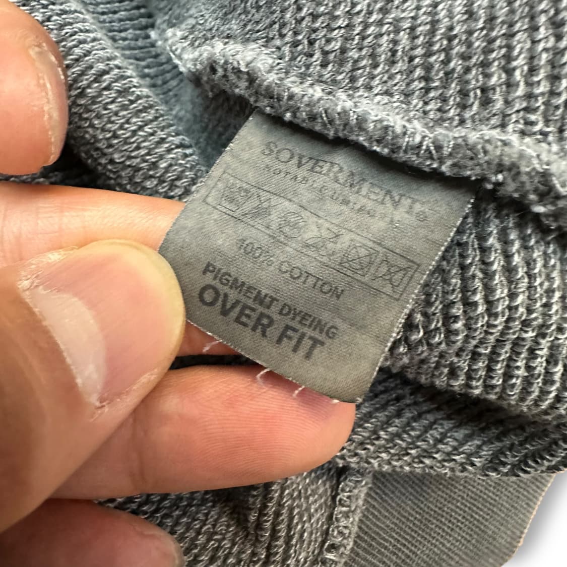 소버먼트 가먼트다이 헤비스웻 후드티 상품이미지6