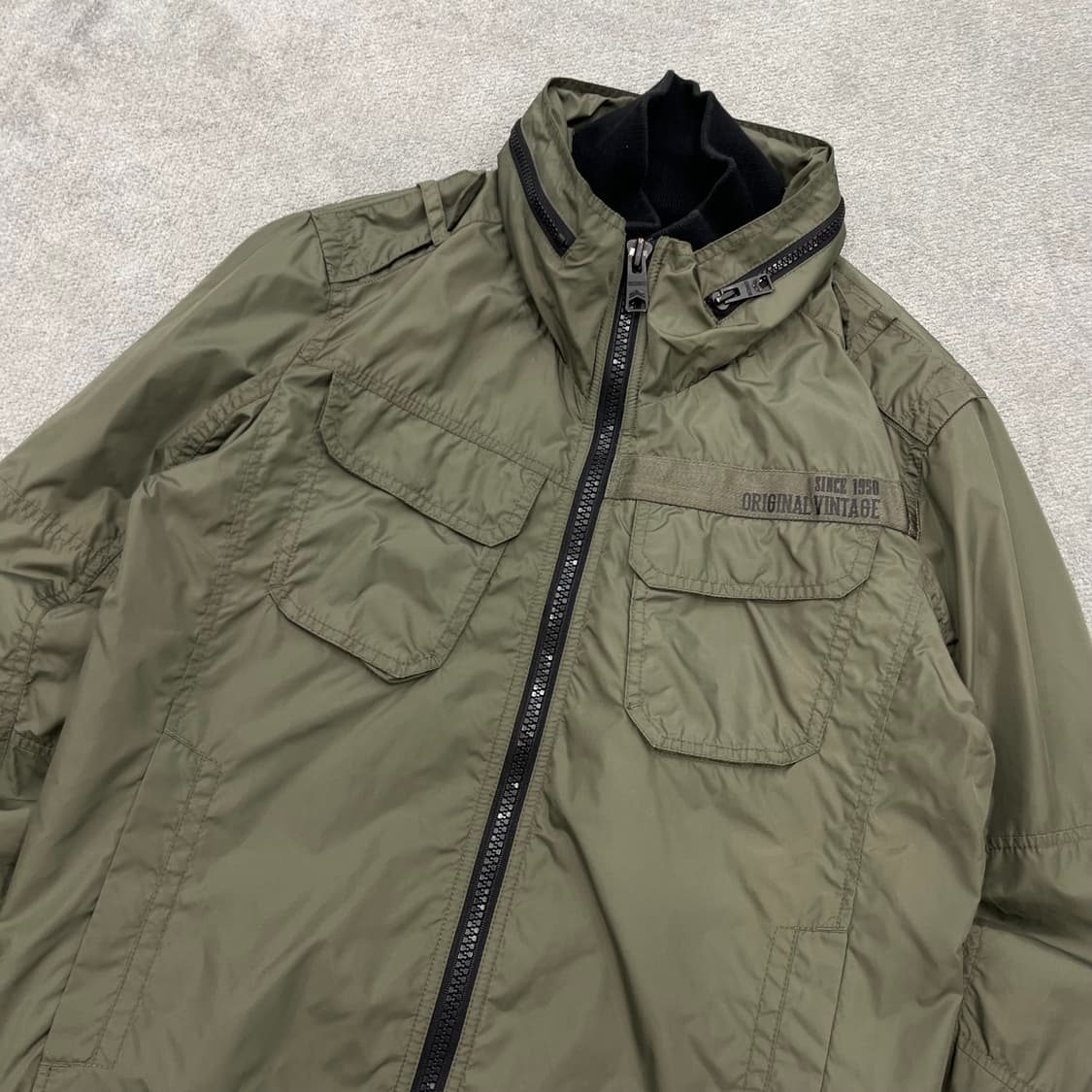 M 버커루 하이넥 봄버 항공 점퍼 상품이미지2