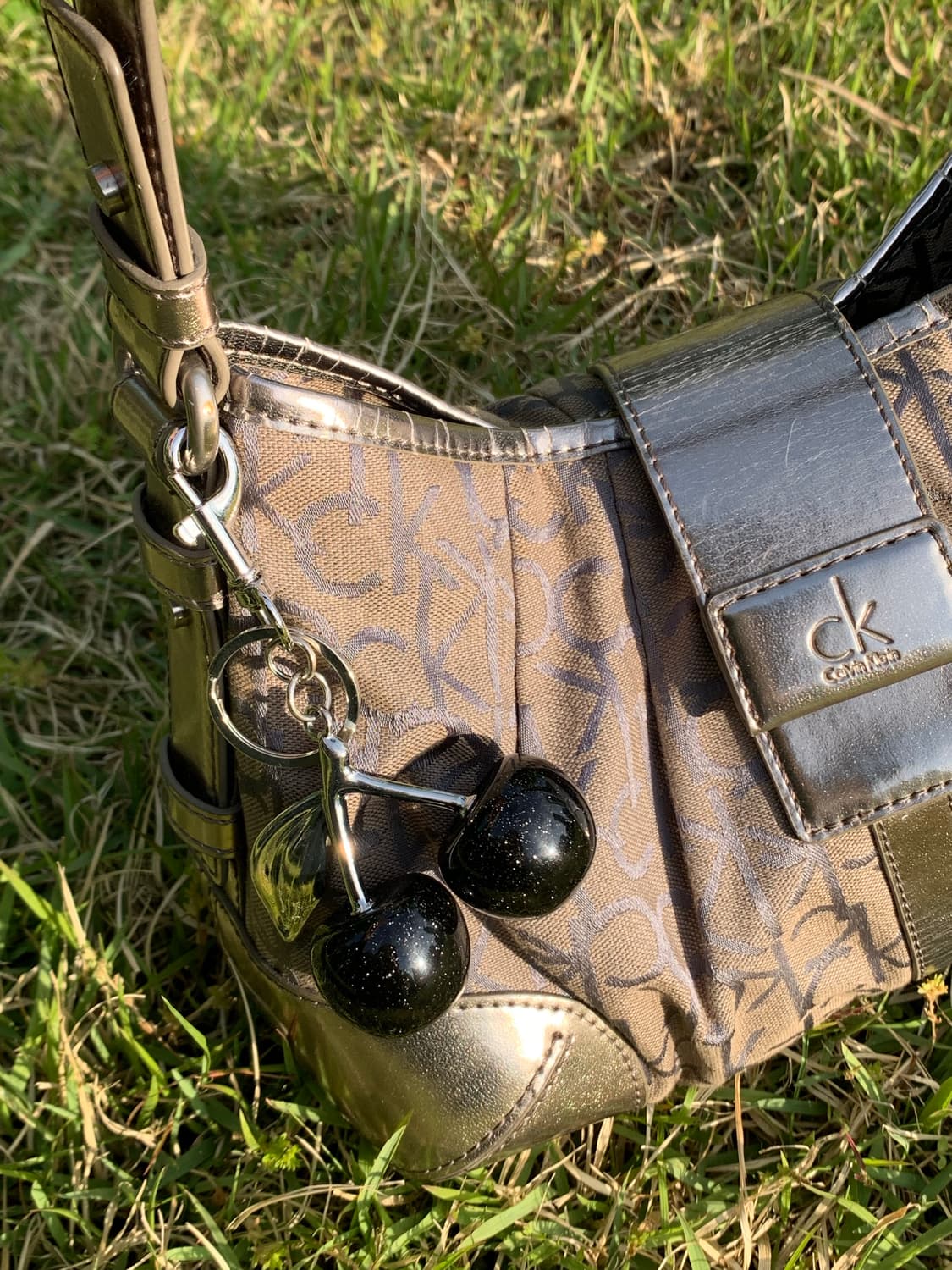 🩶Calvin Klein Y2K Silver Soulder Bag 상품이미지5