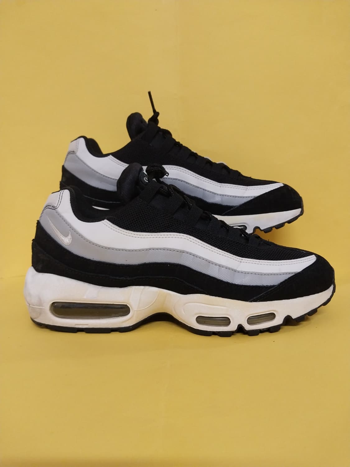 남성 나이키 에어맥스 95 에센셜 흰회검 운동화 (260) 상품이미지3