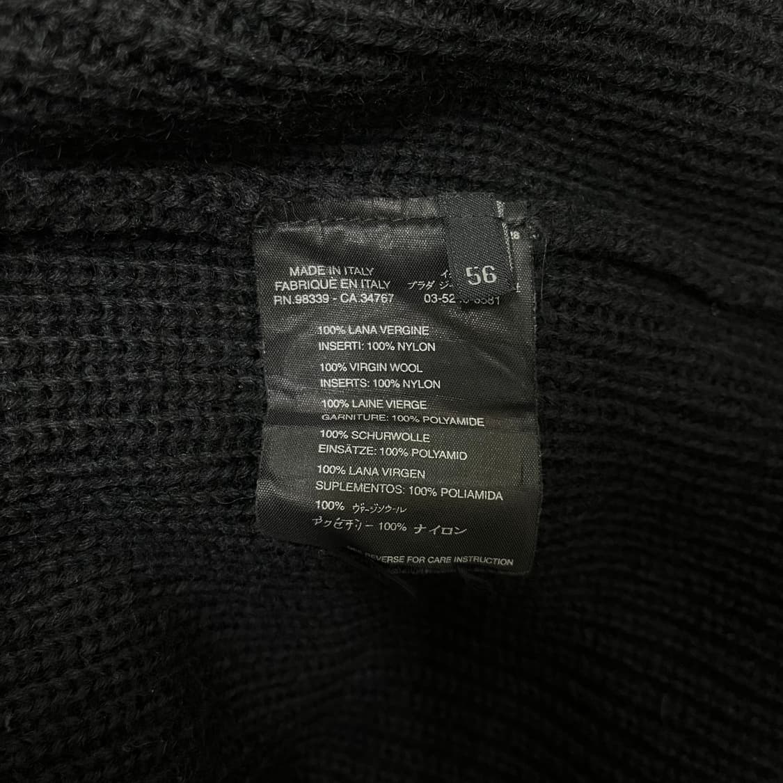 [56,xl-2xl] 프라다스포츠 니트 상품이미지5