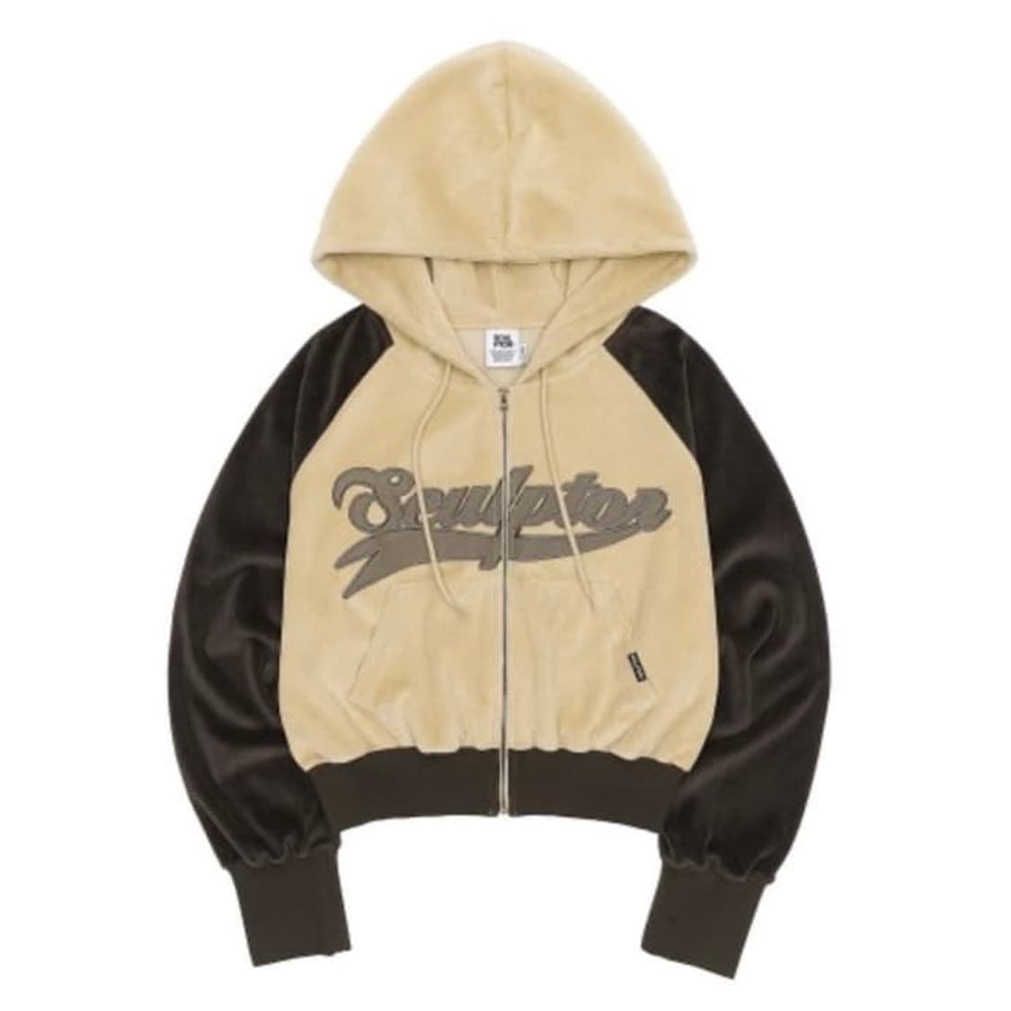 스컬프터 벨루어 트랙 후드집업 상품이미지1