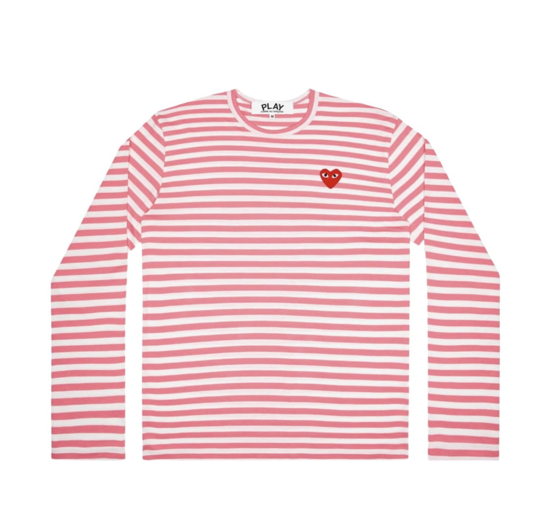 꼼데가르송 스프라이트 롱슬리브 핑크 상품이미지1