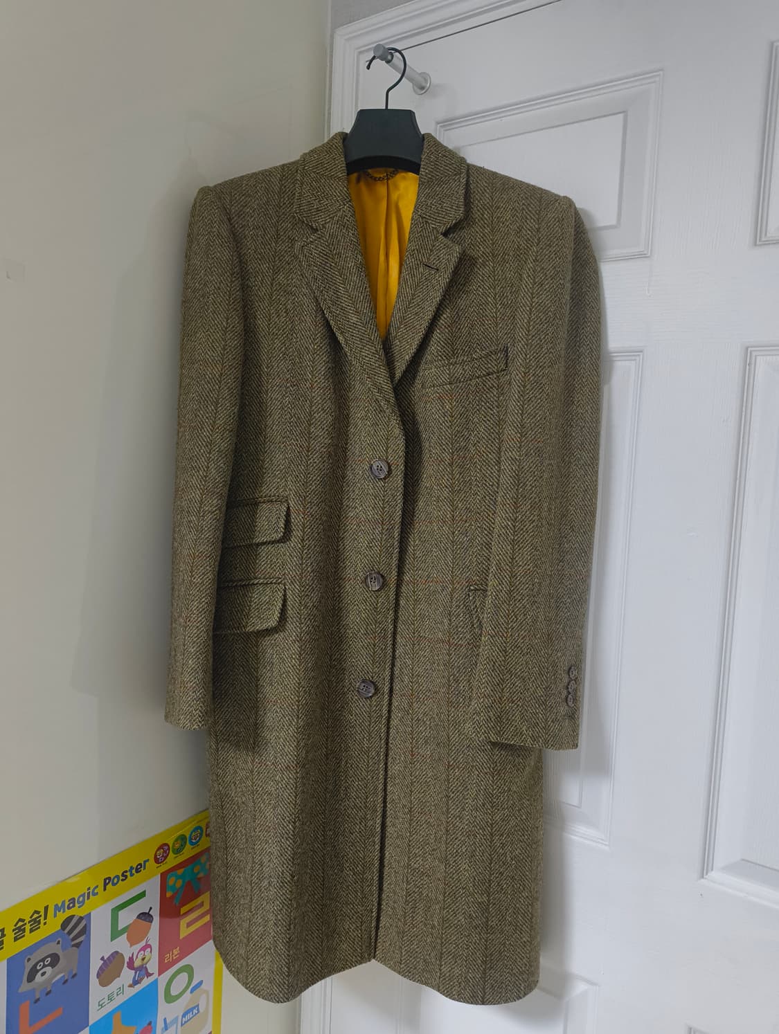 찰스띠릿 /해리스트위드 코트/36R 상품이미지1