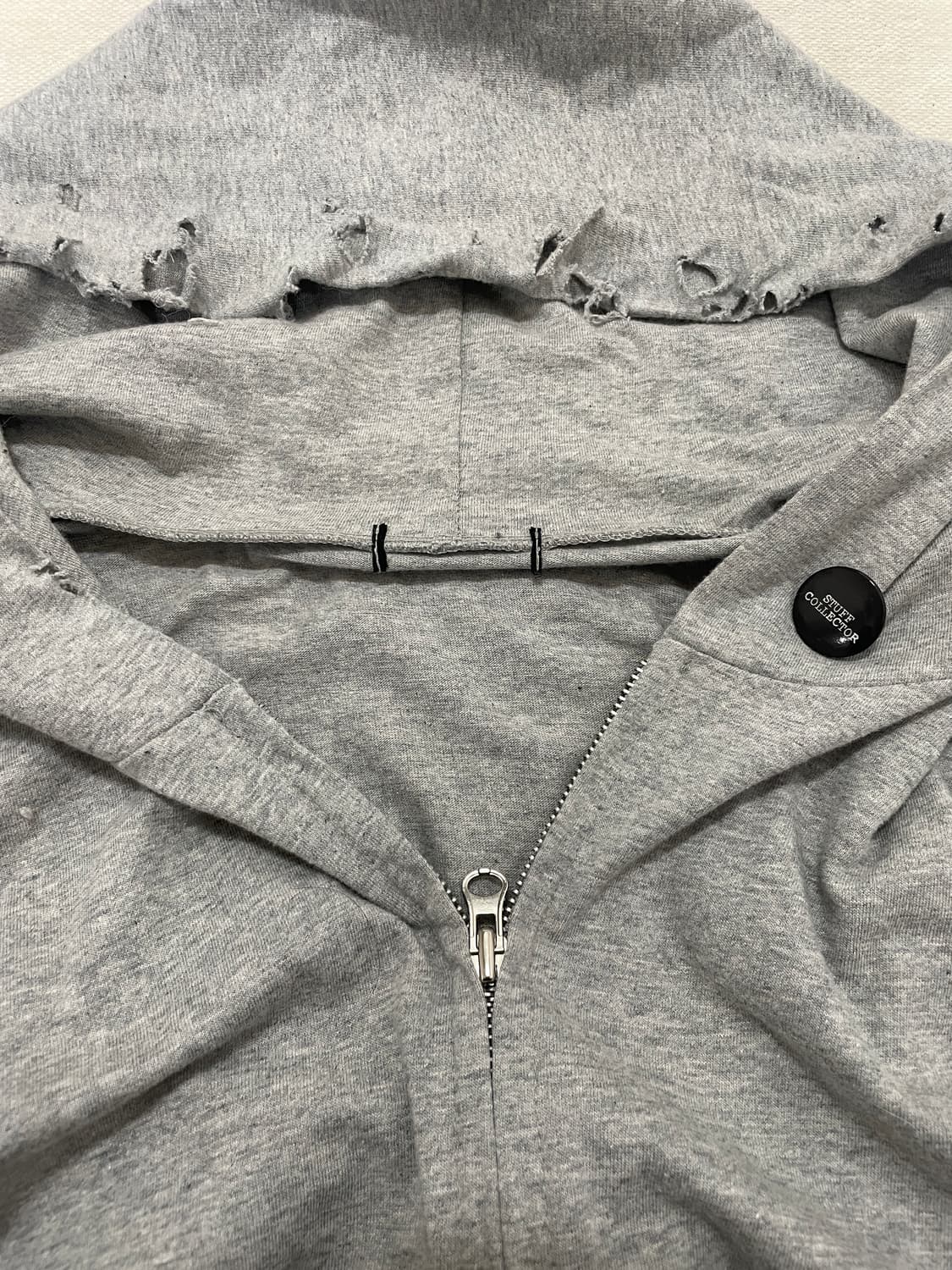 damage hoodie zip up 상품이미지3