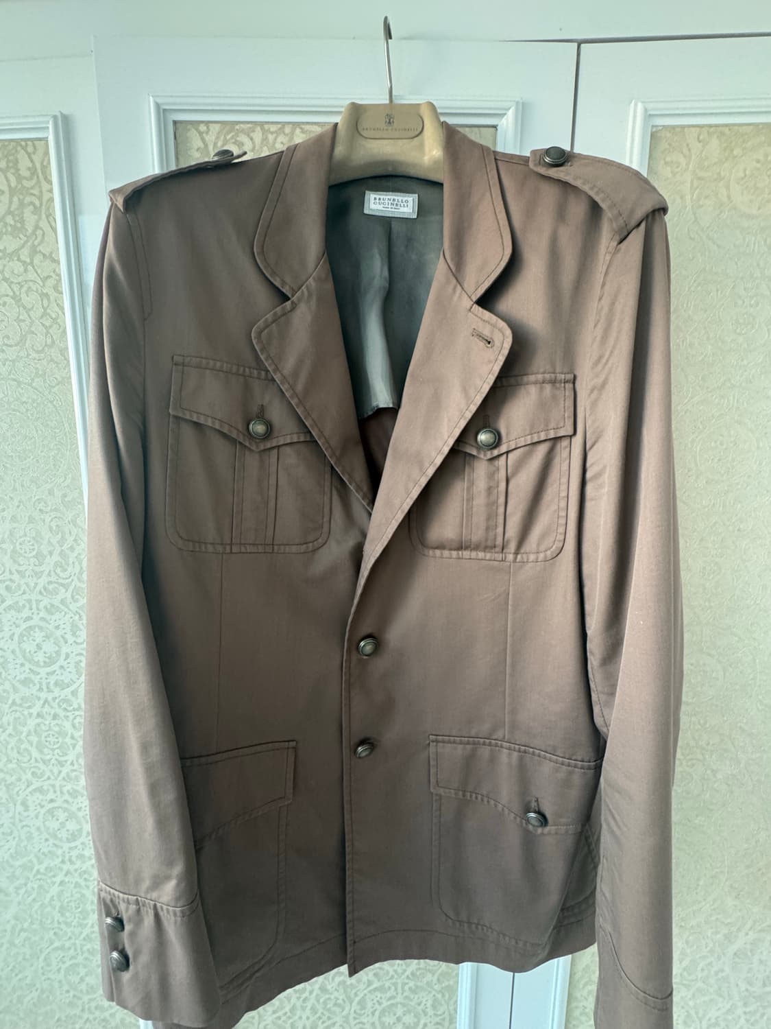 브루넬로 쿠치넬리 사파리 자켓 / 브라운  / 사이즈 48 상품이미지1
