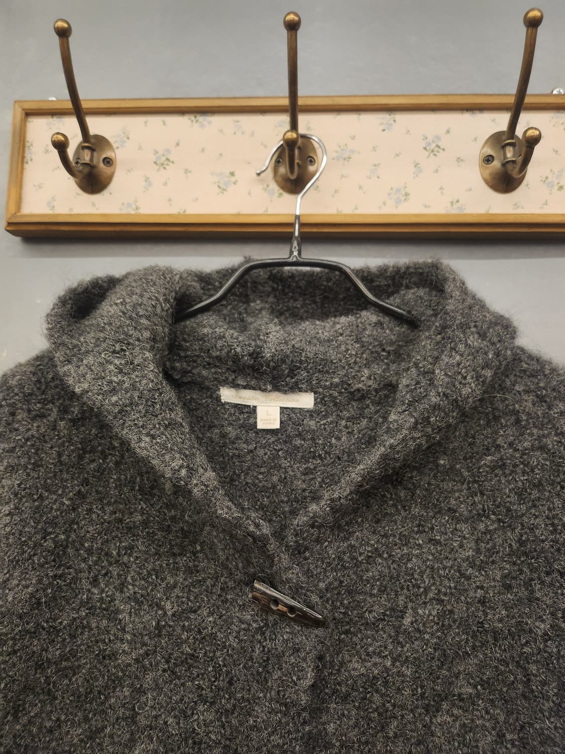 일본빈티지 양모후드코트 상품이미지2