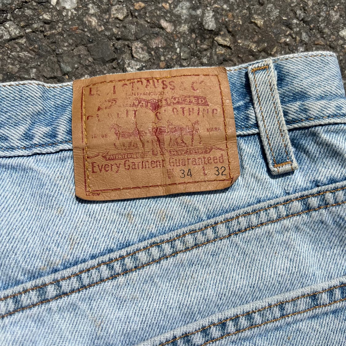 00’s 리바이스 550 데님 팬츠 상품이미지8