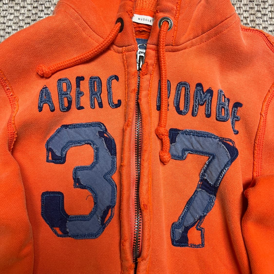 [S] 아베크롬비 후드집업 오렌지 상품이미지2