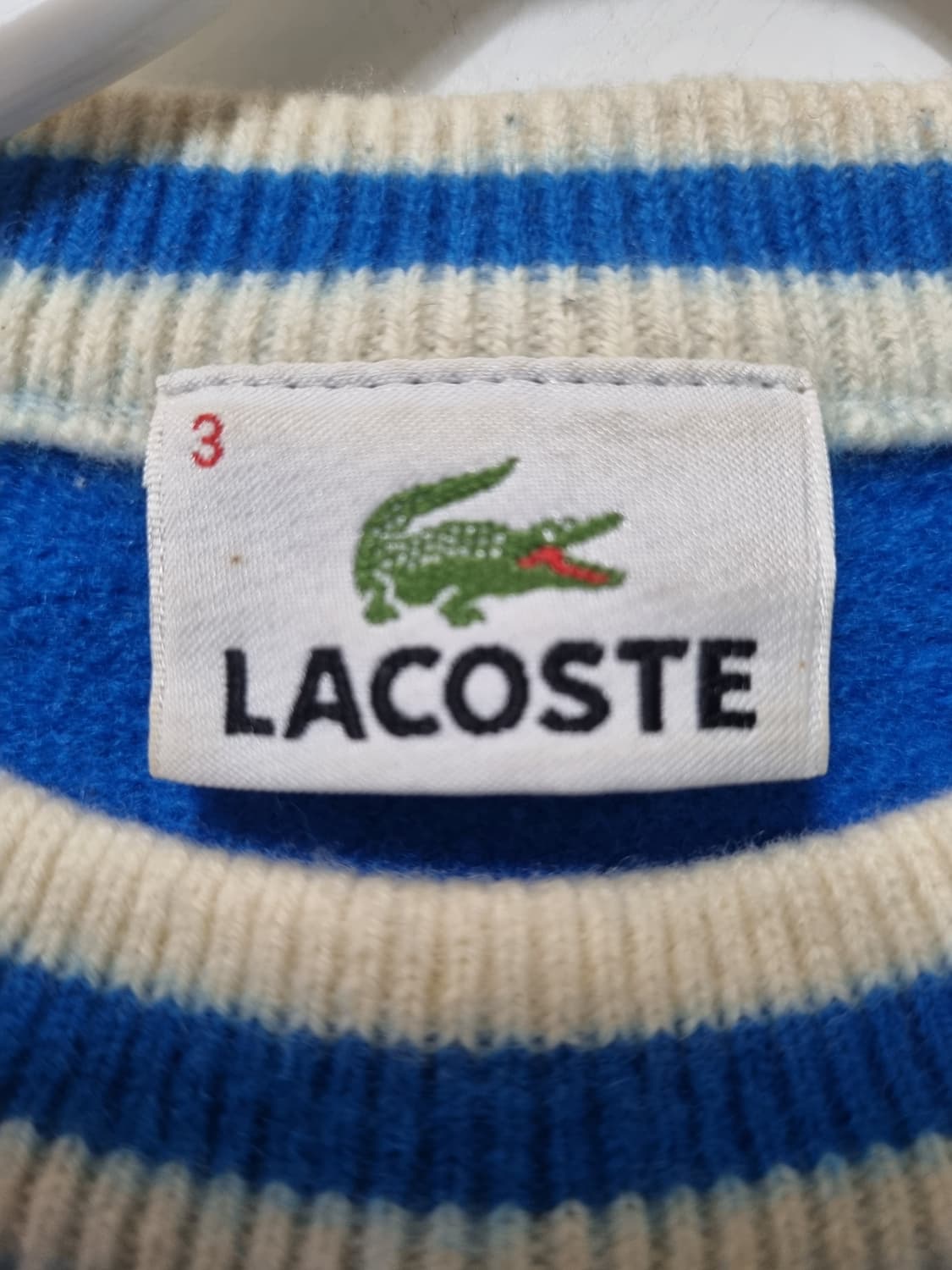 라코스테(lacoste)순모 니트 스웨터 상품이미지3