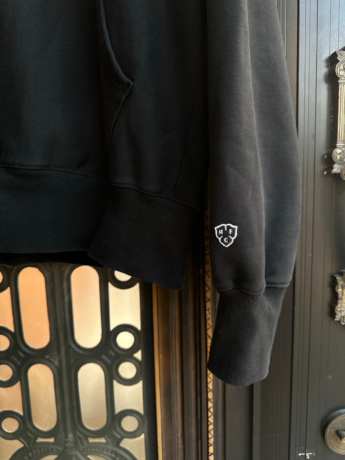 헤리티지플로스 10주년 후드 블랙 x-large 상품이미지4