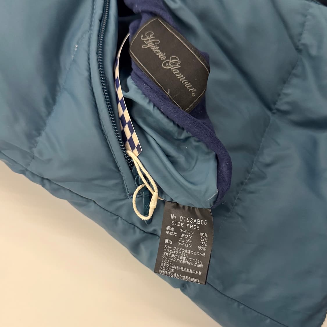 히스테릭글래머 퍽베어 리버시블 다운 자켓 블루 상품이미지9