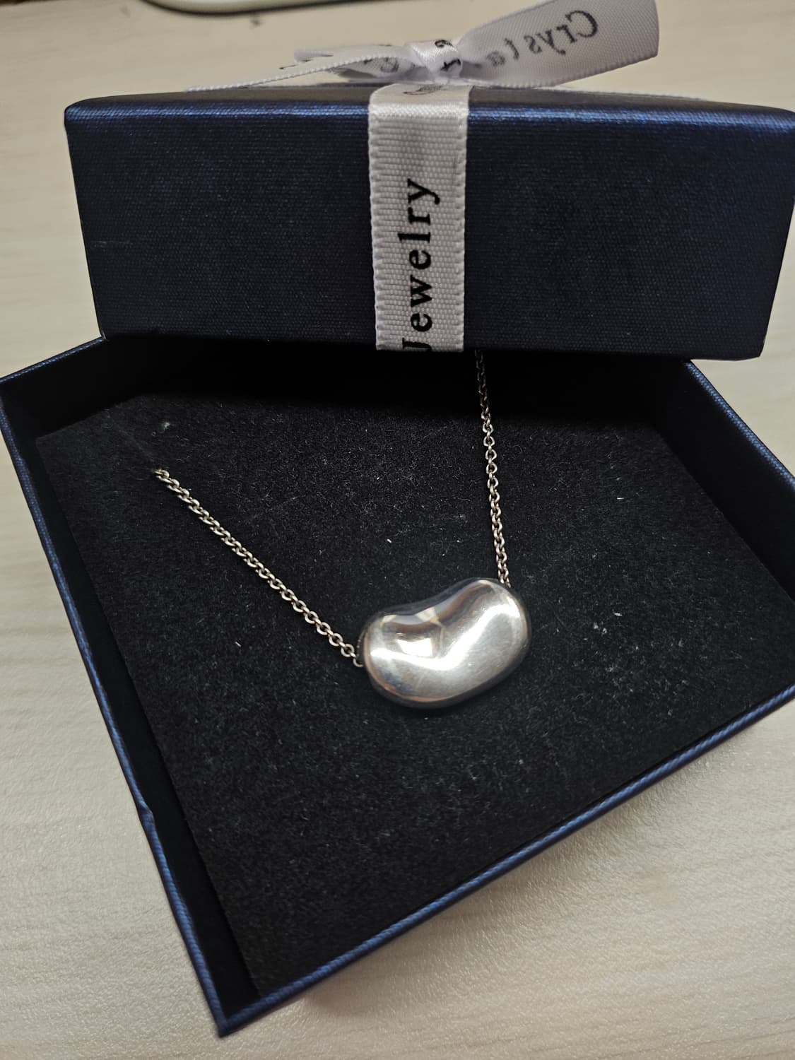 정품) 티파니앤코 라지 빈 목걸이 상품이미지2