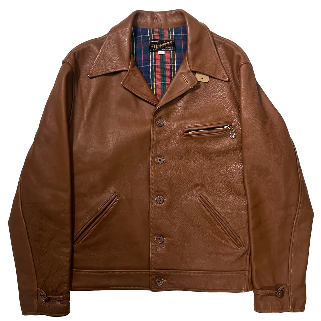 웨어하우스 레더 스포츠 자켓 브라운 (L) 상품이미지1