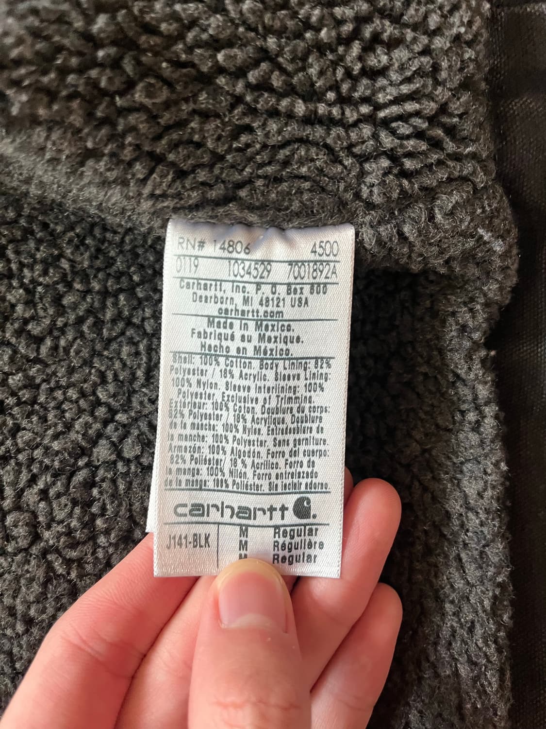 [M] 칼하트 j141 샌드스톤 덕 액티브 자켓 상품이미지5